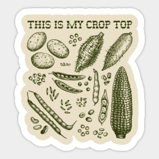 This Is My Crop Top Sticker